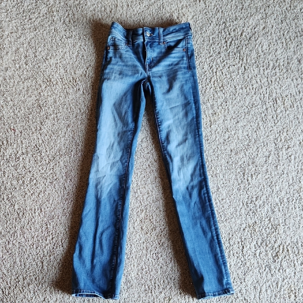 American Eagle Kick Boot Jeans, Size 000 Regular
